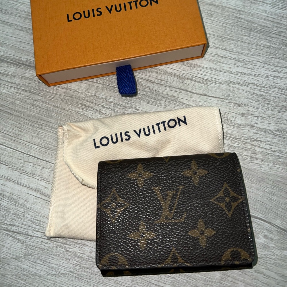 Louis Vuitton envelope business card holder
